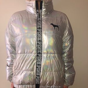 Victoria’s Secret Pink Holographic Jacket